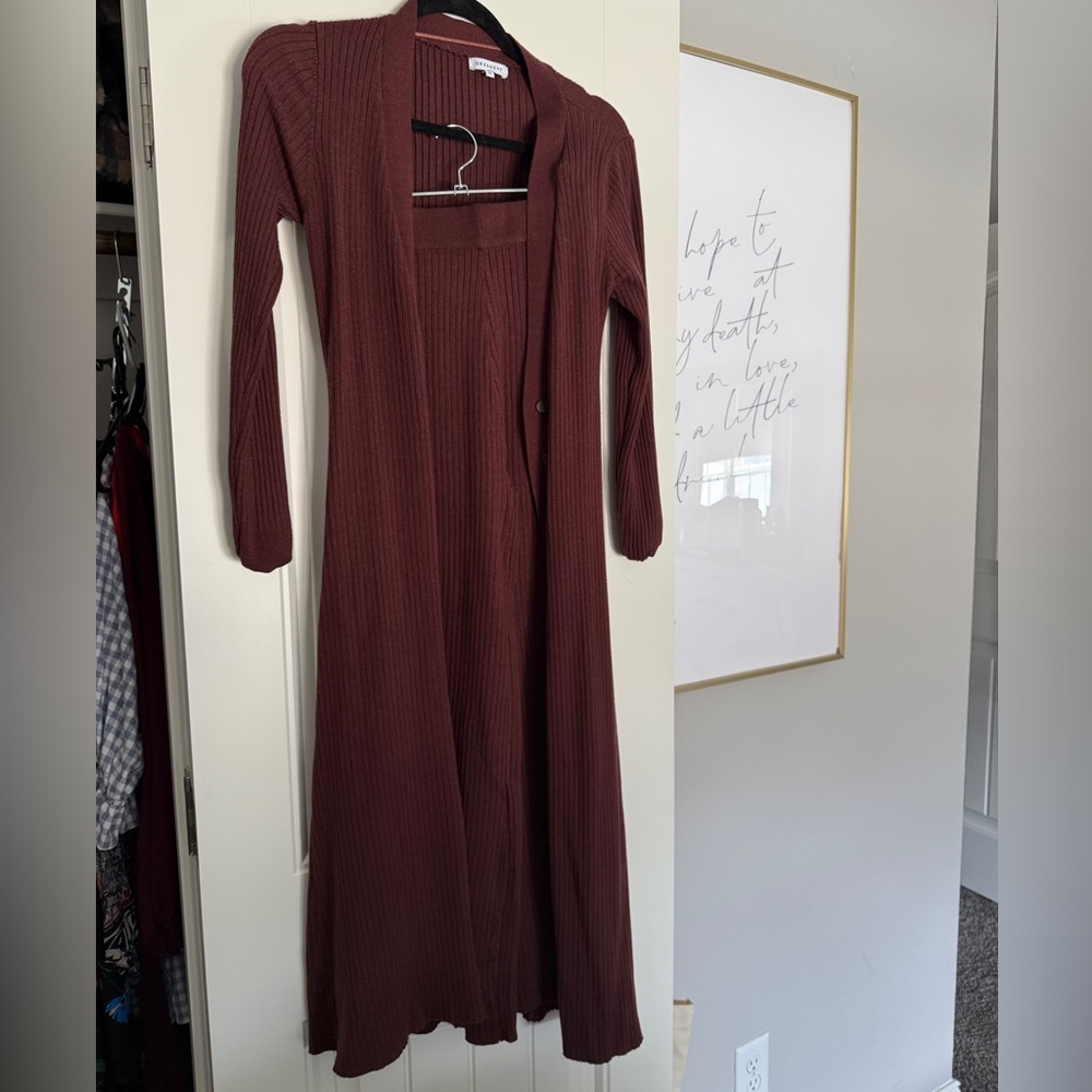 Crescent maroon matching set. Size medium
